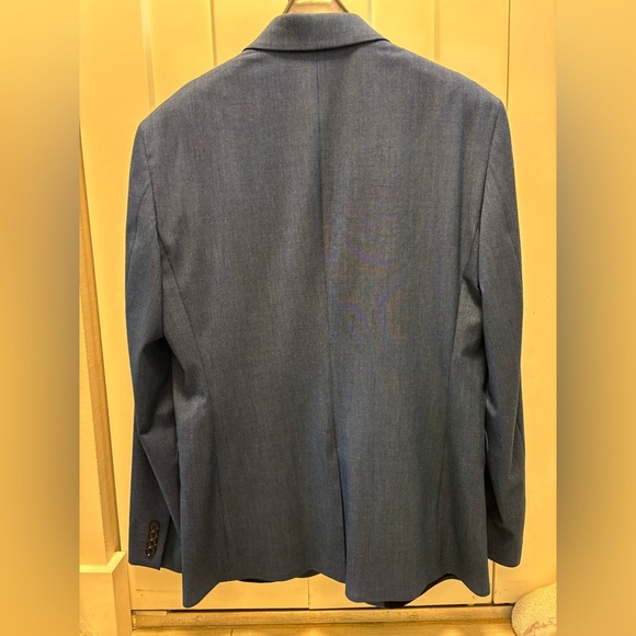Express Men’s Blue Slim Sports Jacket Size 40R/40R Blazer - Picture 4 of 5